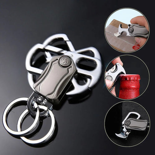 3-in-1 Schlüsselanhänger - Fidget Spinner - WarumBinIchPleite?!